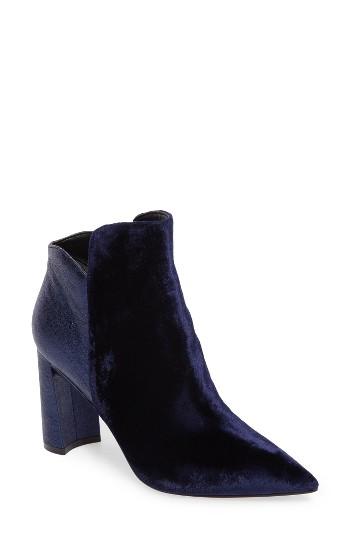 Women's Marc Fisher Ltd Harper Pointy Toe Bootie .5 M - Blue