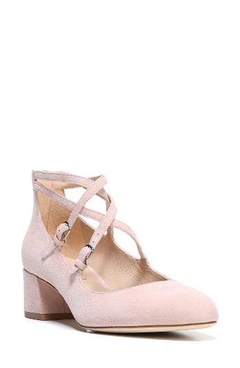 Women's Via Spiga Adonna Block Heel Pump .5 M - Pink