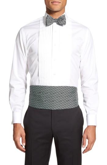 Men's Vineyard Vines 'champagne' Cummerbund & Self-tie Bow Tie