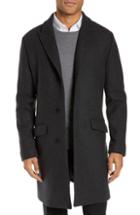 Men's Bonobos Slim Fit Wool Blend Topcoat R - Grey