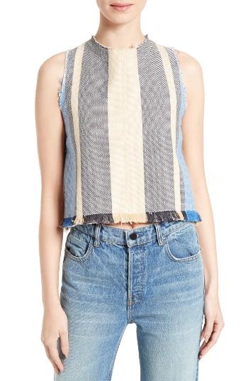Women's Sea Bartolini Stripe Linen Tank