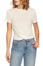 Women's 1.state Twist Front Tee, Size - Ivory