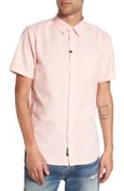 Men's Imperial Motion Triumph Melange Trim Fit Woven Shirt, Size - Coral