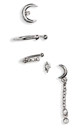 Women's Topshop Set Of 5 Cuffs & Earrings