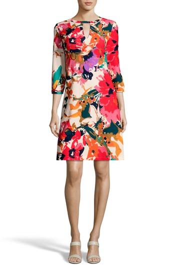 Women's Eci Print Trapeze Dress - White