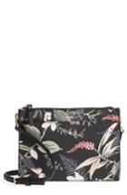Kate Spade New York Cameron Street Botanical - Clarise Faux Leather Crossbody Bag - Black