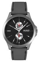 Men's Hugo Jump Silicone Strap Watch, 41mm