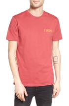 Men's Altru Vibes Embroidered T-shirt, Size - Pink