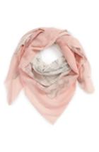 Women's David & Young Paisley Print Scarf, Size - Pink