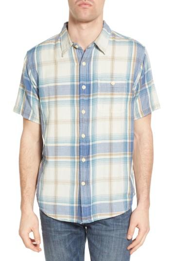 Men's True Grit Maverick Plaid Sport Shirt - Blue