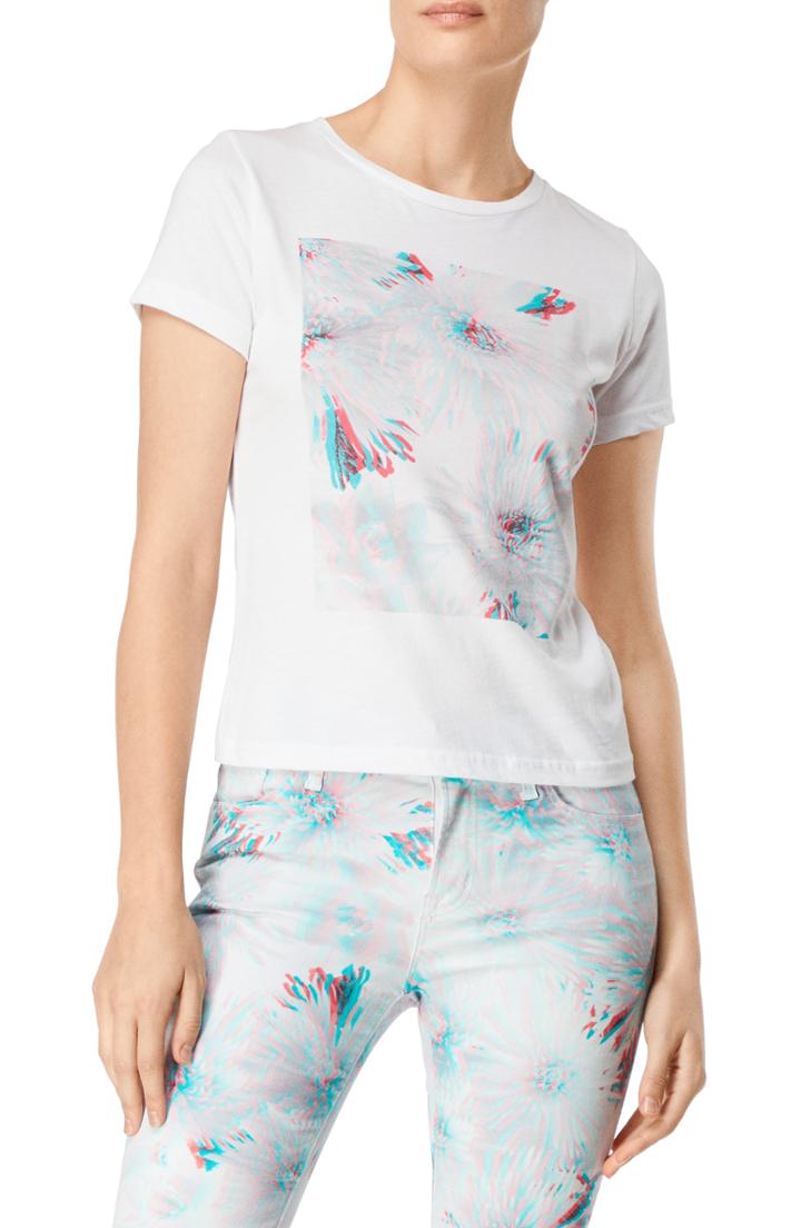 Women's J Brand 811 3d Effect Tee - White