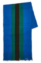Men's Topman Stripe Classic Scarf, Size - Blue