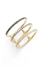Women's Ef Collection Diamond Stack Ring