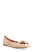 Women's Taryn Rose Rosalyn Ballet Flat .5 M - Beige