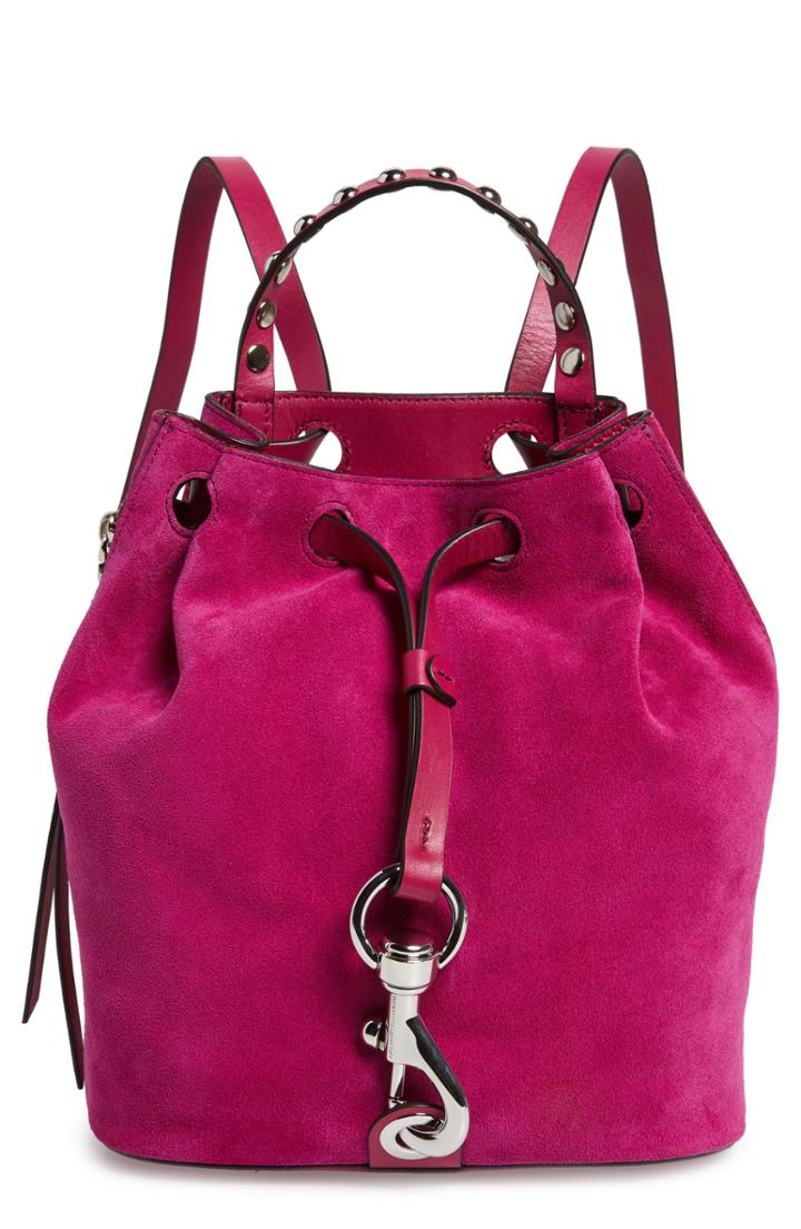 Rebecca Minkoff Small Blythe Leather Backpack - Pink
