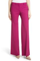 Women's Theory Demetria 2 Flare Leg Good Wool Suit Pants - Pink