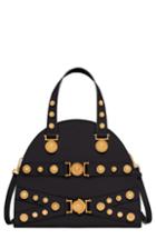 Versace Tribute Studded Leather Satchel -