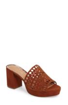 Women's Linea Paolo Ofra Block Heel Mule M - Brown