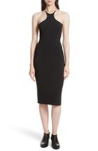Women's T By Alexander Wang Strappy Jersey Body-con Dress - Black