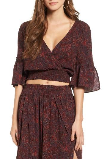 Women's Sun & Shadow Boho Crop Top
