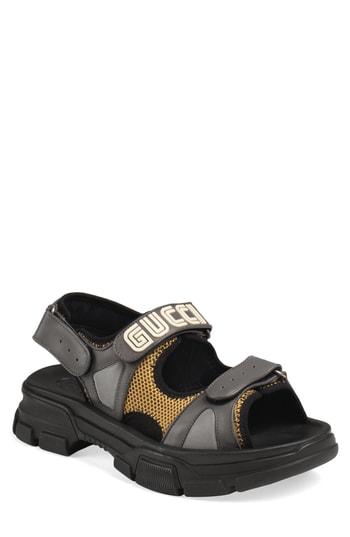 Men's Gucci Agru Sport Sandal Us / 7uk - Grey