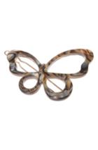 France Luxe Butterfly Tige Boule Hair Clip, Size - Grey
