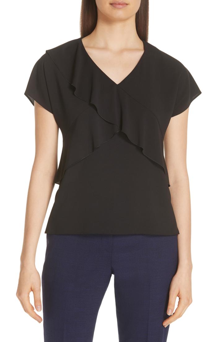Women's Boss Inona Ruffled Top