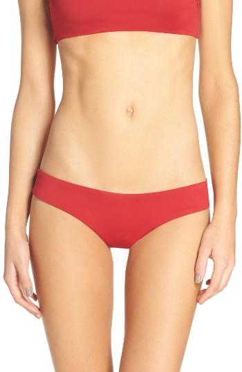 Women's Boys + Arrows Joey The Juvy Bikini Bottoms - Red