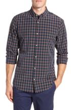 Men's Mizzen+main Lockhart Plaid Performance Sport Shirt - Red