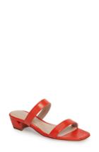 Women's Stuart Weitzman Ava Slide Sandal M - Red