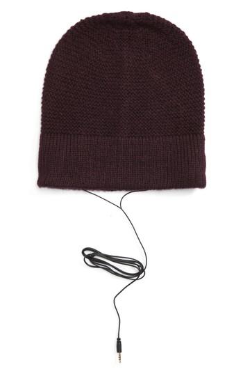 Women's Rebecca Minkoff Slouchy Beanie With Headphones - Grey
