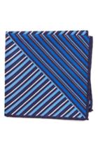 Men's Eton Stripe Silk Pocket Square
