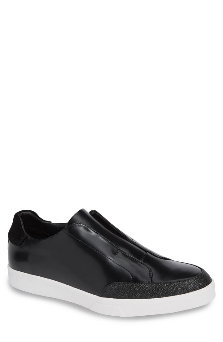 Men's Calvin Klein Immanuel Slip-on Sneaker .5 M - Black