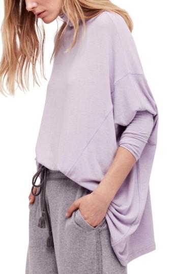 Women's Free People We The Free Terry Turtleneck - Purple