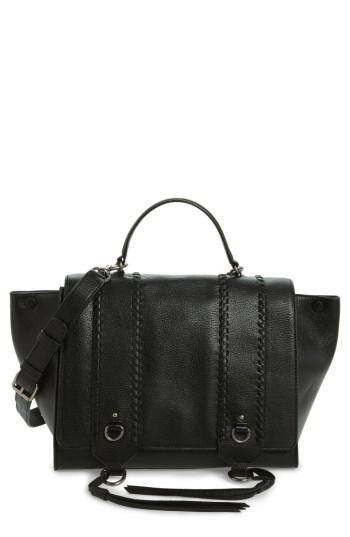 Rebecca Minkoff Paige Leather Satchel - Black