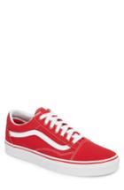 Men's Vans Old Skool Low Top Sneaker .5 M - Red