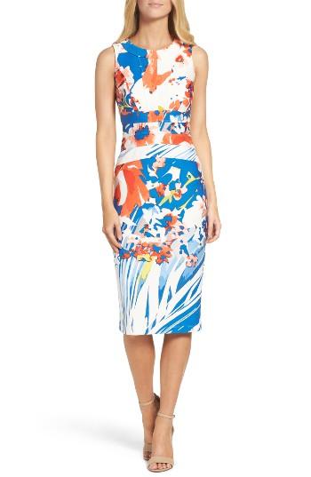 Women's Gabby Skye Floral Midi Dress