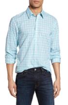 Men's Jeremy Argyle Comfort Fit Plaid Sport Shirt, Size - Blue