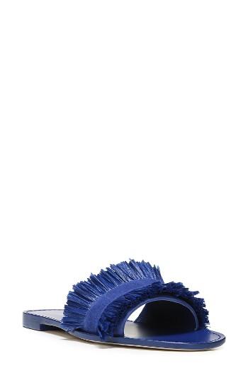 Women's Diane Von Furstenberg Eilat Slide Sandal .5 M - Blue