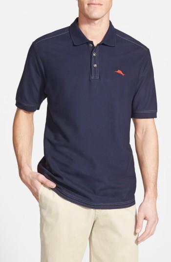 Men's Tommy Bahama 'the Emfielder' Original Fit Pique Polo - Orange