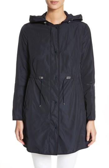 Women's Moncler Anthemis Rain Coat - Blue