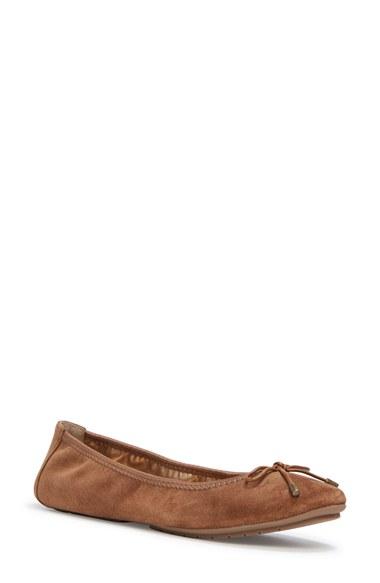 Women's Me Too 'halle 2.0' Ballet Flat .5 M - Brown
