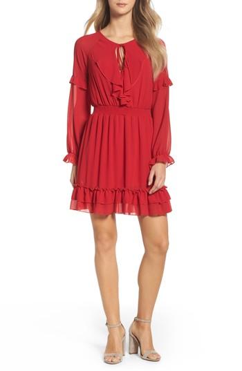 Women's Nsr Julia Chiffon Skater Dress