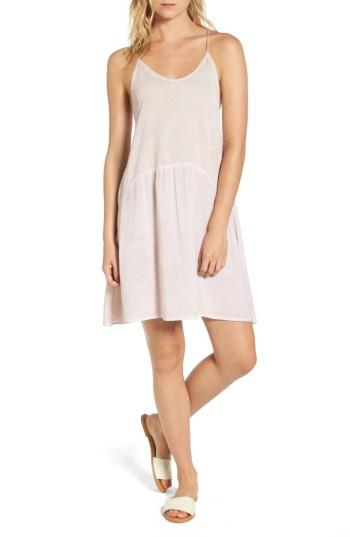 Women's Treasure & Bond Oil Wash Tank Dress, Size - Pink