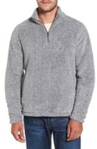 Men's Nordstrom Men's Shop Polar Fleece Quarter Zip Pullover, Size - Black