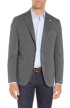 Men's L.b.m 1911 Classic Fit Stretch Cotton Blazer Us / 50 Eu R - Grey