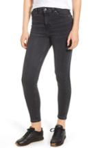 Women's Topshop Jamie Jeans W X 30l (fits Like 24w) - Black