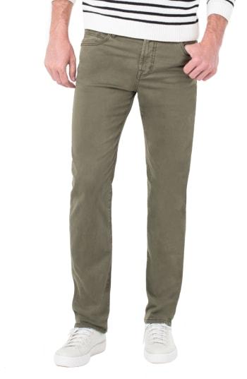 Men's Liverpool Regent Relaxed Straight Leg Twill Pants X 32 - Green
