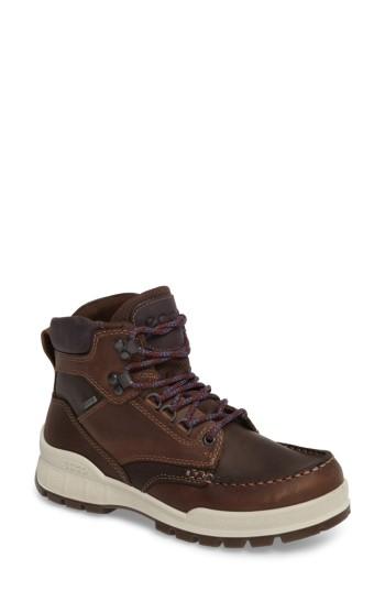Women's Ecco Track 25 Gore-tex Waterproof Hiking Boot -5.5us / 36eu - Brown