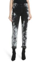 Women's 3x1 Nyc W3 Higher Ground Bleached Ankle Slim Fit Jeans - Black